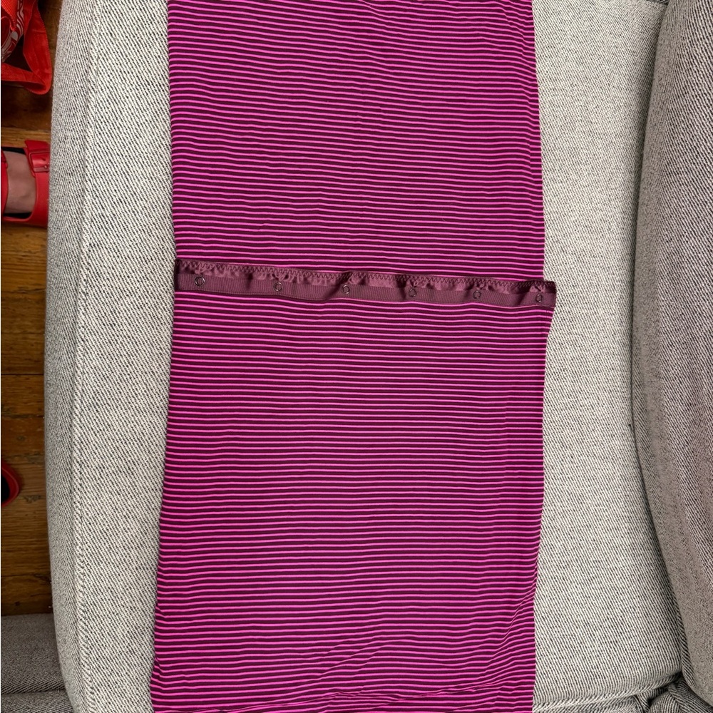 lululemon athletica Purple Striped Scarf